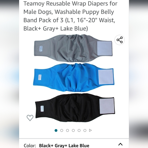 Teamoy Dog Male Dog Diaper Belly Wrap Poshmark